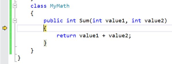 line without breakpoints